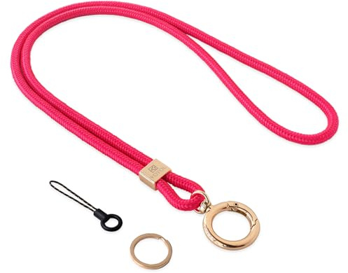 Schlüsselband, Halsband-Schlüsselanhänger für ID-Abzeichen, Schlüssel, Handy, Männer und Frauen Cool Umhängeband