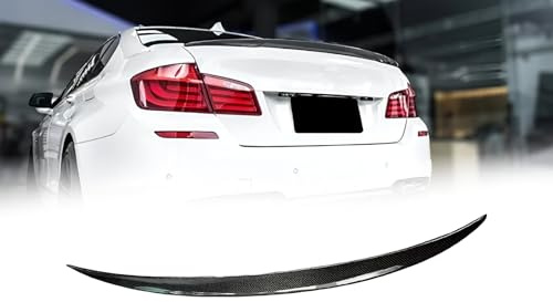 MpTuned Heckspoiler passend für 5er F10 Limousine 2010–2016, Spoiler Lippe Kofferraum Performance Stil, ABS Kunststoff Carbon Optik, Sport Design, Einfache Installation
