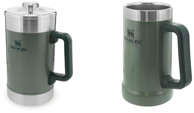 STANLEY Classic Stay Hot French Press Kaffeepresse & Adventure Vacuum Stein 709 ml