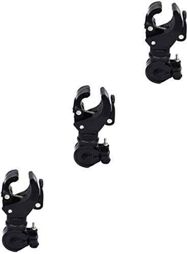 Milisten 3stücke Bike Flashlight Holder Rotierender Lampenhalter Für Fahrräder Praktischer Scheinwerfer- Installieren Kompatibel Mit Meisten Fahrrädern Robuste Und Leichte Konstruktion