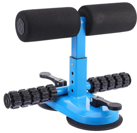 WHAMVOX Adjustable Sit-up Assist Device with Large Suction Cups for Stable Indoor Exercise and Abdominal Curl Training at Home