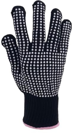 Guanti resistenti al calore – Guanti da griglia, guanti da forno resistenti al calore | Guanti resistenti al calore in ferro arricciacapelli per cucina, guanti da cucina per la cottura e la barba