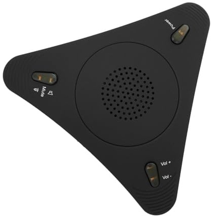 WESIEVYA Microphone Gaming Usb Echo Cancellor Microphone High Sensitivity Driver Group Meeting Call Music Playback