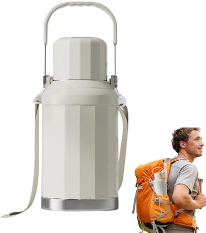 Stainless Steel Pitcher, Hot Water Flask, Insulated Tea Pot, Thermal Coffee Carafe, Large Capacity Pitcher, Insulated Water Bottle, Coffee Thermal Jug, Tea Serving Pot, Hot Beverage Carafe