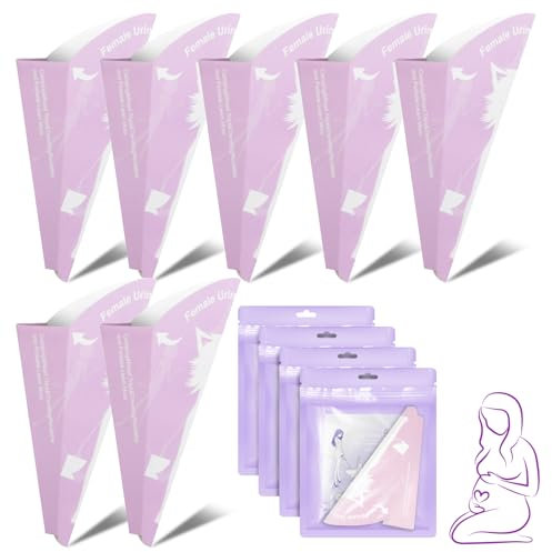 AOOWU Coni per Pipi Donna USA e Getta da Viaggio(40pcs), Imbuto per Pipi Donna in Pied, Pipilotta Femminile, Orinatoio Portatile Donna per Campeggio, Viaggi e attività All'Aperto