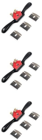 yuwqqoajv 3 Juegos de Herramientas de corte, radios de Metal, carpintería con hoja, herramientas de carpintería, corte Manual, herramientas de afeitado y otros trabajos curvos