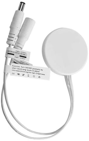 Teron Holzplatte Touch Sensor Dimmer Schalter Versteckter Schalter Touch für Streifen Weiß