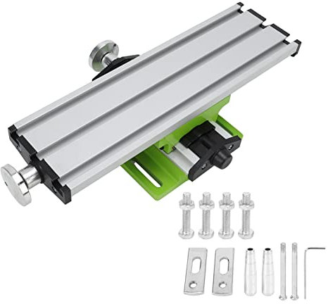 Mini Perceuse, Table De Travail De Fraisage De Table De Travail En Alliage D'aluminium, Table Coulissante Croisée De Forage Composé Pour Perceuse Et Fraiseuse