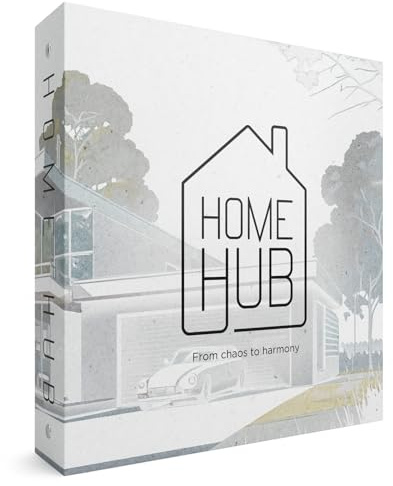 Home Organizer Binder 8.5x11, Household Planner, Organize Your Property & Possessions, Ideally Suited as a Important Document Binder or Household Record Keeping Book, Home Ownership Gifts