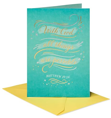 American Greetings Religious Congratulations Card (Happy for You)