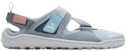 Vivobarefoot Tracker Sandal Mens Barefoot Hiking | Puncture Resistant Sandal | Wide Fit Grounding Shoes | Glacier Grey