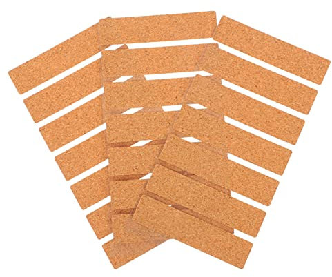HOODANCOS Etiquetas de Corcho para Cables Impermeables y Autoadhesivas Etiquetas Prácticas para Escritura a Mano Organizador de Cables para Oficina y