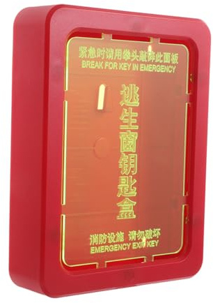 Zerodeko Caja De Seguridad para Llaves De Pared Soporte para Gestión De Llaves Multifuncional Resistente Intemperie Situaciones De Escape y Almacenamiento Seguro