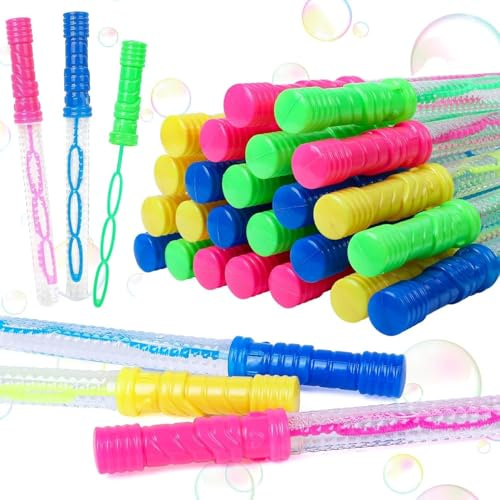 DERAYEE Set di bolle di sapone, 8 pezzi, bacchetta magica per bambini, San Valentino, regalo per gli ospiti