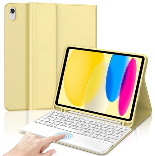 Teclado para iPad A16 11 Generación 2025/10 Generación 2022 con Touchpad