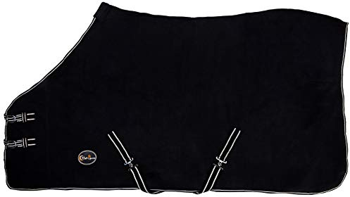 Pferdedecke/Pferdedecke, Fleece, 91 cm - 213 cm, Schwarz