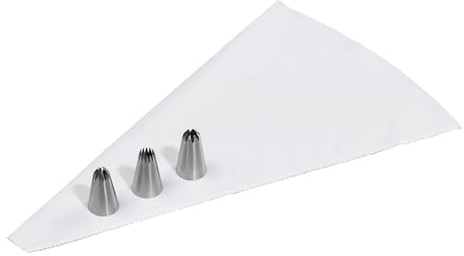 Tala 10A11231 glaspåse set med 3 stjärnmunstycken, Star Icing Nozzle & Bag Set
