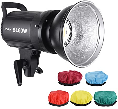 GODOX SL-60W 5600K 60W High Power LED Kabellose Fernbedienung Video mit Bowens Lichthalterung Fotografie Studio Videoaufnahme Weiße Version