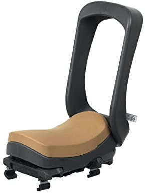 Urban iki Kindersitz Junior Bike Sitz Bincho Black/Kurumi Braun 5-10 Jahre (max 35 kg) Trägeranzug (120 bis 175