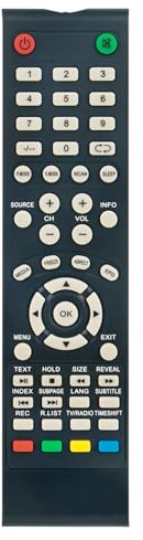 VINABTY AKTV4620 Telecomando di sostituzione compatibile con AKAI Smart TV | AKTV4621 AKTV4621A AKTV505T ATE48B4544K ATE48B4644K ATE48B5144K ATE55B4744K ATE55B5544K