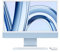 Apple 2023 iMac All-in-One Desktop-Computer mit M3 Chip: 8-Core CPU, 10-Core GPU, 24 4.5K Retina Display, 8 GB gemeinsamer Arbeitsspeicher, 512 GB SSD Speicher, passendes Zubehör. Blau