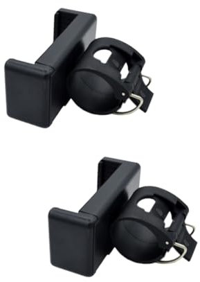 RORPOIR 2pièces Support De Trépied Réglable pour Téléphone Portable Fixation Sécurisée pour Et Voyage