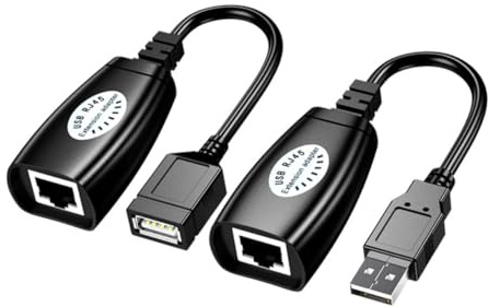 NUOBESTY Extensor De Cable De Adaptador Ethernet De Línea De Hogar La Oficina El Dormitorio Escuela Adaptador De Extensión Usb Duradero