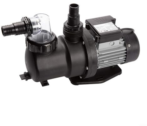 EXTRWORY for SPS100 1 Horsepower Above Ground, Swimming Pool Pump 9.5m³/h Flow Rate with Timer Built-in Thermal Overload Protection Quiet Performance