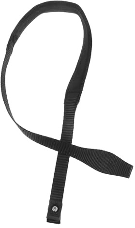 KESYOO Dragonne pour Bâtons de Ski Réglable en Nylon Noir, Sangle de Fixation pour Bâtons de Randonnée et Ski, Accessoire de Protection Confortable pour Sport en Plein Air, Compatible