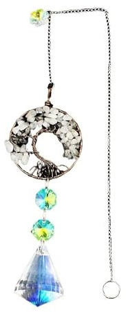 Gravel Life färgpläterat trädglashängande halsband - unika naturinspirerade smycken
