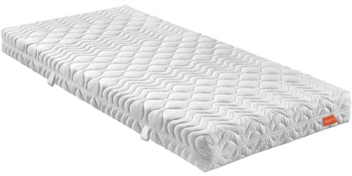 sleepling Matratze 140x200 cm, 7-Zonen Kaltschaummatratze, Wendematratze mit 2 Härtegrade H2/H3, Höhe 21 cm, Made in EU, Waschbar 60 Grad, Ökotex 100, Wendegriffe, Mattress Bodyprotect 500