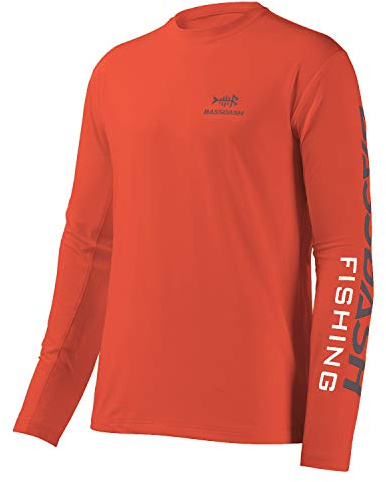 BASSDASH Fishing T Shirts for Men UV Sun Protection UPF 50+ Long Sleeve Tee T-Shirt