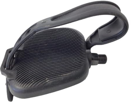 Left Foot Pedal W/Strap 9/16 Works W Spartan 2 in 1 Combination Rower Recumbent Bike
