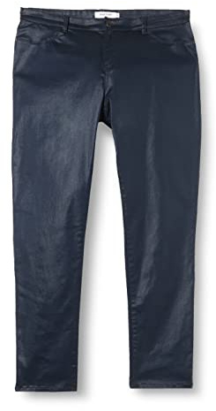 Naf Naf Pantalón – Palazzo – Mujer, Azul Marino, 40