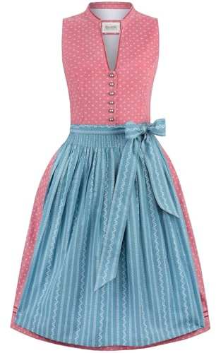 Stockerpoint Damen Luciana Midi Dirndl, Koralle, 36