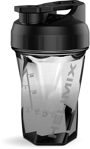 Helimix 2.0 Shaker de Proteínas, 500 ml (20 oz) - Batidora Portátil para Batidos y Smoothies - Sin Varillas, Grumos ni Baterías - Apta para Lavavajillas y Libre de BPA