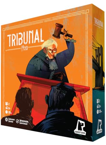Novalis Ghost Dog | Tribunal 1920 | Board Game for 2 Players for Ages 8 and up | English & French