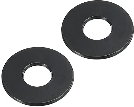 sourcing map Guitar Toggle Switch Washer Plate Rhythm Treble Ring Black for Electric Guitar Pickup 2pcs