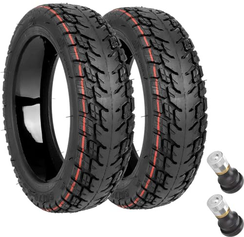 Natcoo Selbstreparierende Tubeless Offroad Reifen für Ninebot Max G30D 2/G30 Max/G30E/G30LP, 60/70-6.5 Schlauchlose Reifen für Segway Ninebot, Ersatzreifen Zubehör für Ninebot Scooter (Paar)
