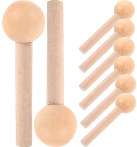 Holzhaken für Lochwand, 10 Stück, Lochplatten Zubehör