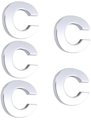 ULTECHNOVO 5stücke Auto Sticker Aus Silbern Selbstklebend Für Individuelle Fahrzeugbeschriftung Und Dekoration Und Geeignet Für Glatte Oberflächen