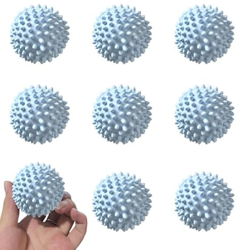 9 PCS Dryer Balls, Tumble Dryer Balls, Laundry Balls for Washing Machine, Rapid Dryer Ball, Washing Machine Balls,Washing Machine Balls Reusable, Energy Saving, for Quick Drying