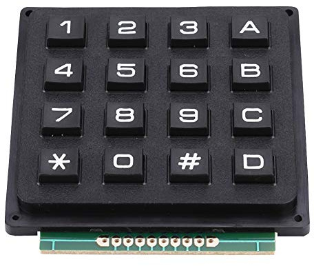 Keyboard Modules - Compact 16 - Key 4x4 Push Keypad for MCU Applications and Devices