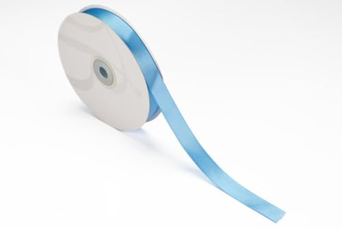 Nastro Doppio Raso 10mm X 50 Metri per Artigianato, Natale, Decorazioni, Adatto Per confezionare Regali, Feste di Compleanno, Matrimoni, Bomboniere (Carta Da Zucchero)