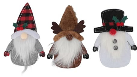 Fockety Weihnachten Silberwaren Utensilienhalter, einzigartige gesichtslose Gnome Weihnachten Besteck Tasche leicht zu reinigen wiederverwendbare Weihnachten Silberwarenhalter