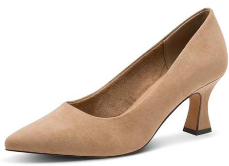 Marco Tozzi Decolleté da Donna Spitz Vegan, Beige., 41 EU