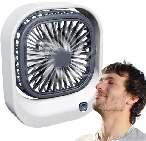 Ventilatore da tavolo – Ventilatore di ricarica USB, ventilatore regolabile da scrivania | ventilatore da scrivania portatile, ventilatore da scrivania silenzioso, ventilatore da scrivania