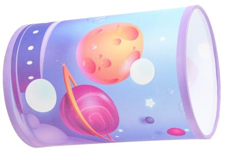 jojofuny Cartoon Space Lamp Shade Kids Room Lamp Shade for Kids Bedroom Decoration Fabric and Iron Material Random Color Suitable for Boys and Girls
