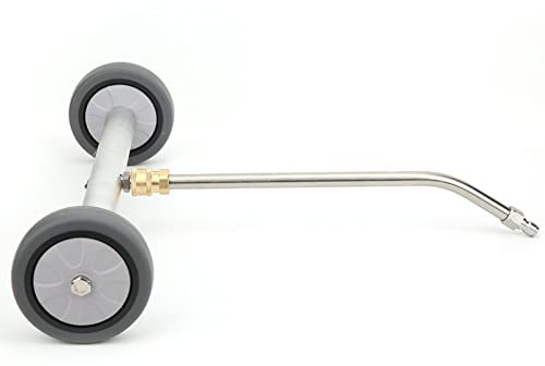 Limpiador de la Escoba de Agua de Lavadora de Automóvil con Boquilla de Rodillo de 2 Piezas para una Máquina de Limpieza de Alta Presión, Conectores de Enchufe Rápido Fácil de