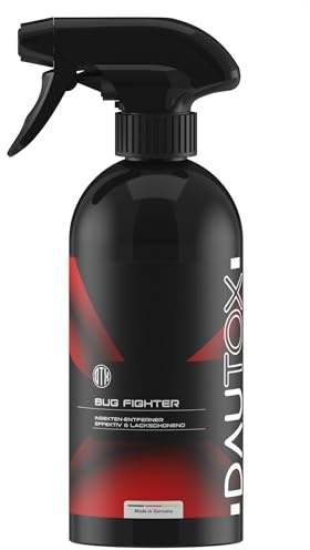 DAUTOX® Bug Fighter – Insektenentferner für Auto & Motorrad, entfernt Insektenreste, Harz & Schmutz von Lack, Glas & Kunststoff, schonend & effektiv, für Windschutzscheiben & Stoßstangen (500 ml)